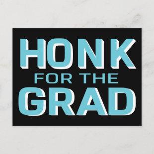 Graduation Modern Honk Car Parade Party Invitation Postcard