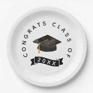 Graduation  paper plates