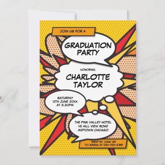 Graduation Party Fun Modern Class of 2022 Invitation