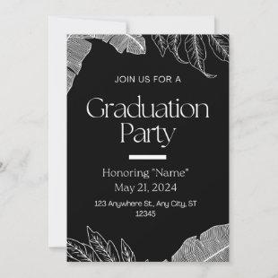 Graduation party. invitation