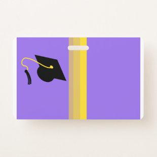Graduation Party Invitation Card (Easy Edit) Badge