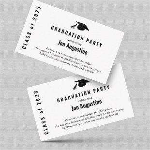 Graduation Party Invitation Insert