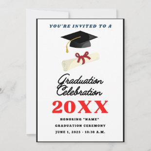 Graduation party invitation. invitation