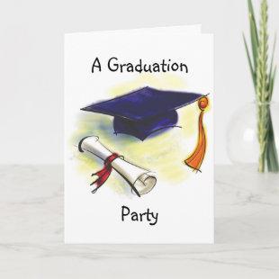 Graduation Party Invitation Template