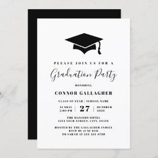 Graduation Party Invitations, Graduation Cap Invitation