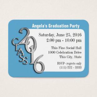Graduation Party Photo Insert Card