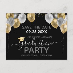 Graduation Party Save the Date Invitation Postcard