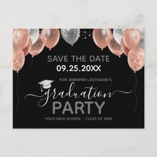 Graduation Party Save the Date Invitation Postcard