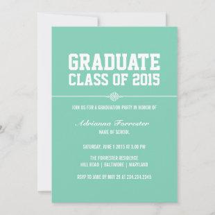 Graduation Party | Simple Choose Your Color Invitation