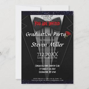 Graduation Party | Tuxedo Invitation