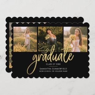 Graduation Photo Collage Script Graudate Grad Announcement