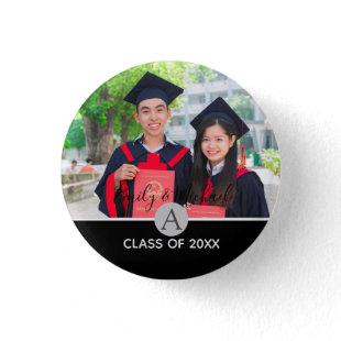 Graduation PHOTO - Gifts and Announcements Custom Button