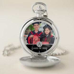 Graduation PHOTO - Gifts and Announcements Custom Pocket Watch