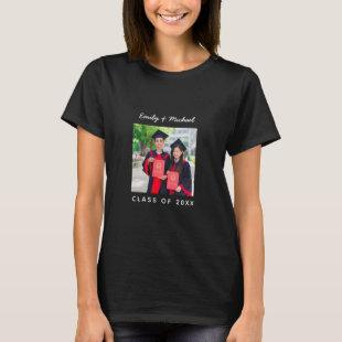 Graduation PHOTO - Gifts and Announcements Custom T-Shirt