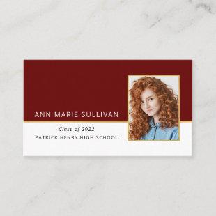 Graduation Photo Name Card Enclosure
