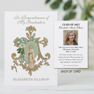 Graduation Remembrance Religious Holy Prayer Cards