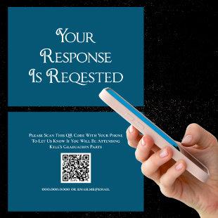 Graduation  RSVP QR Code Response Card