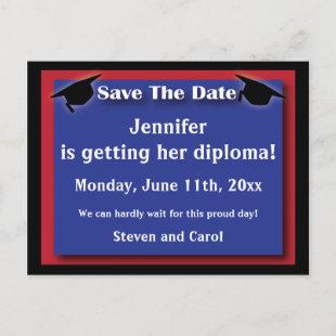Graduation Save The Date Card