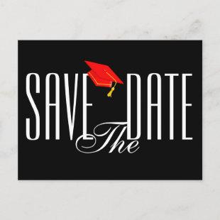 Graduation Save the Date Postcard Invitation