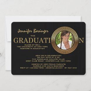 Graduation Shimmer Photo Invitation
