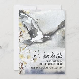 Graduation Soaring Bird Abstract Save The Date