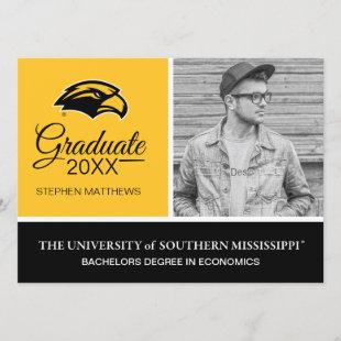Graduation | Southern Mississippi Eagle Logo Invitation