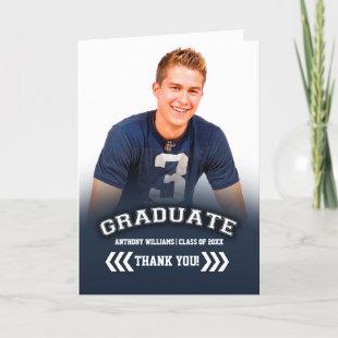 Graduation Thank You Custom Photo Card