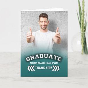 Graduation Thank You Custom Year Photo Card
