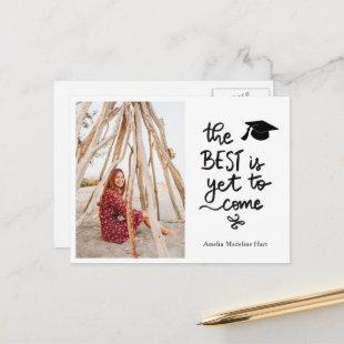 Graduation | The Best Is Yet To Come Script Postcard