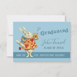 Graduations White Rabbit blows the trumpet CC1134