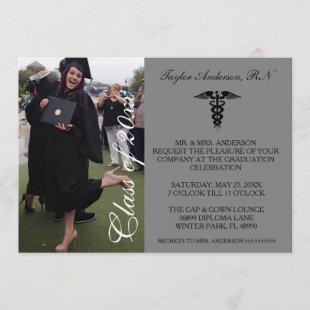 Gray Medical RN School Graduation Announcement