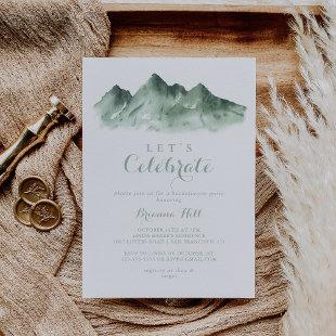 Green Mountain Country Let's Celebrate Party  Invitation