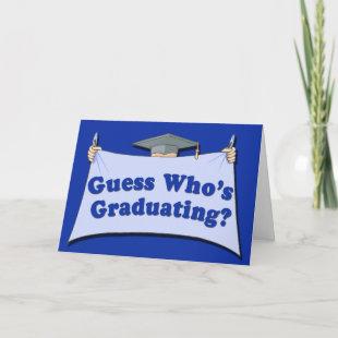Guess Who's Graduating Customizable Announcements