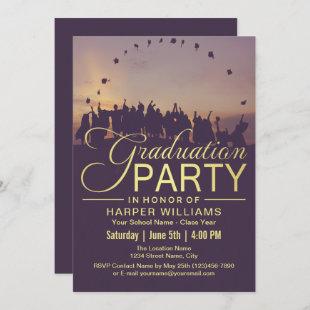 Happy Grads Graduation Party Invitation