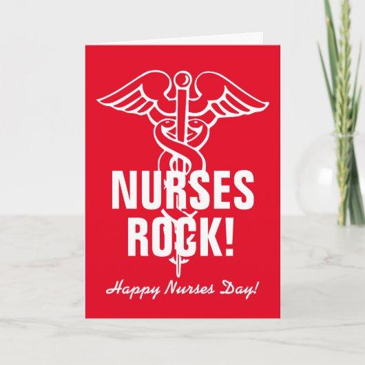 Happy Nurses Day greeting card for nursing week