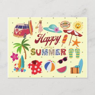 Happy Summer Postcard