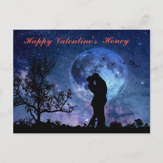 Happy Valentine's Honey Holiday Postcard