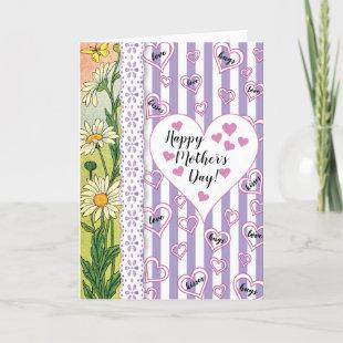 Heart (lilac) Mother's Day Card! Card