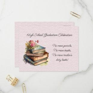 High School Graduation Celebration Invitation Postcard