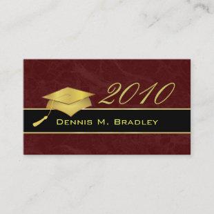 High School Graduation Name Cards - 2010