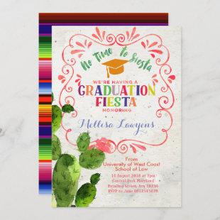 High School Graduation Party Fiesta Invitation