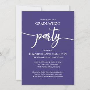 High School Graduation Party Invitations