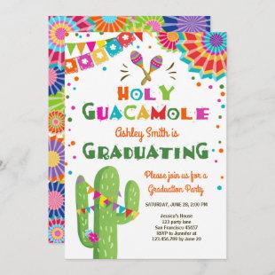 Holy Guacamole Fiesta Graduation Invitation party