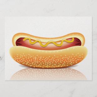 Hot Dog Cookout Party Invitation