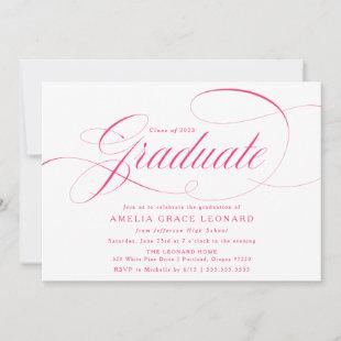 Hot Pink | Eloquence Graduation Party Invitation