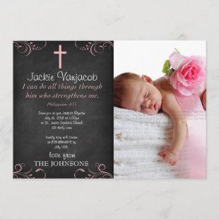 I can do all things through Christ Baby Shower Invitation