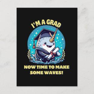 I m a narwhal graduate! Now time to make some wave Enclosure Card