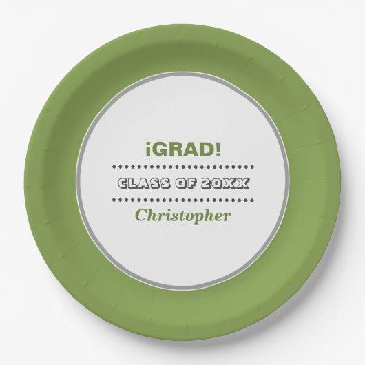 iGrad. Personalized Graduation Party Paper Plates