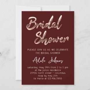 Instant Download Bridal Shower Script BugunyRose   Invitation