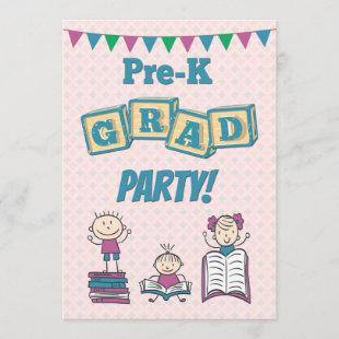 Invitation for a Pre-K Graduation Party